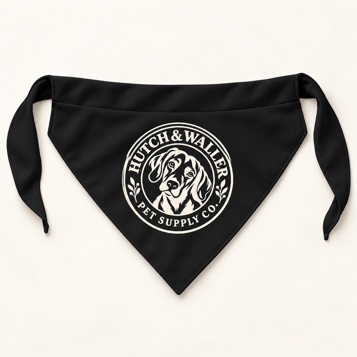 Hutch & Waller Dog Bandana in Black