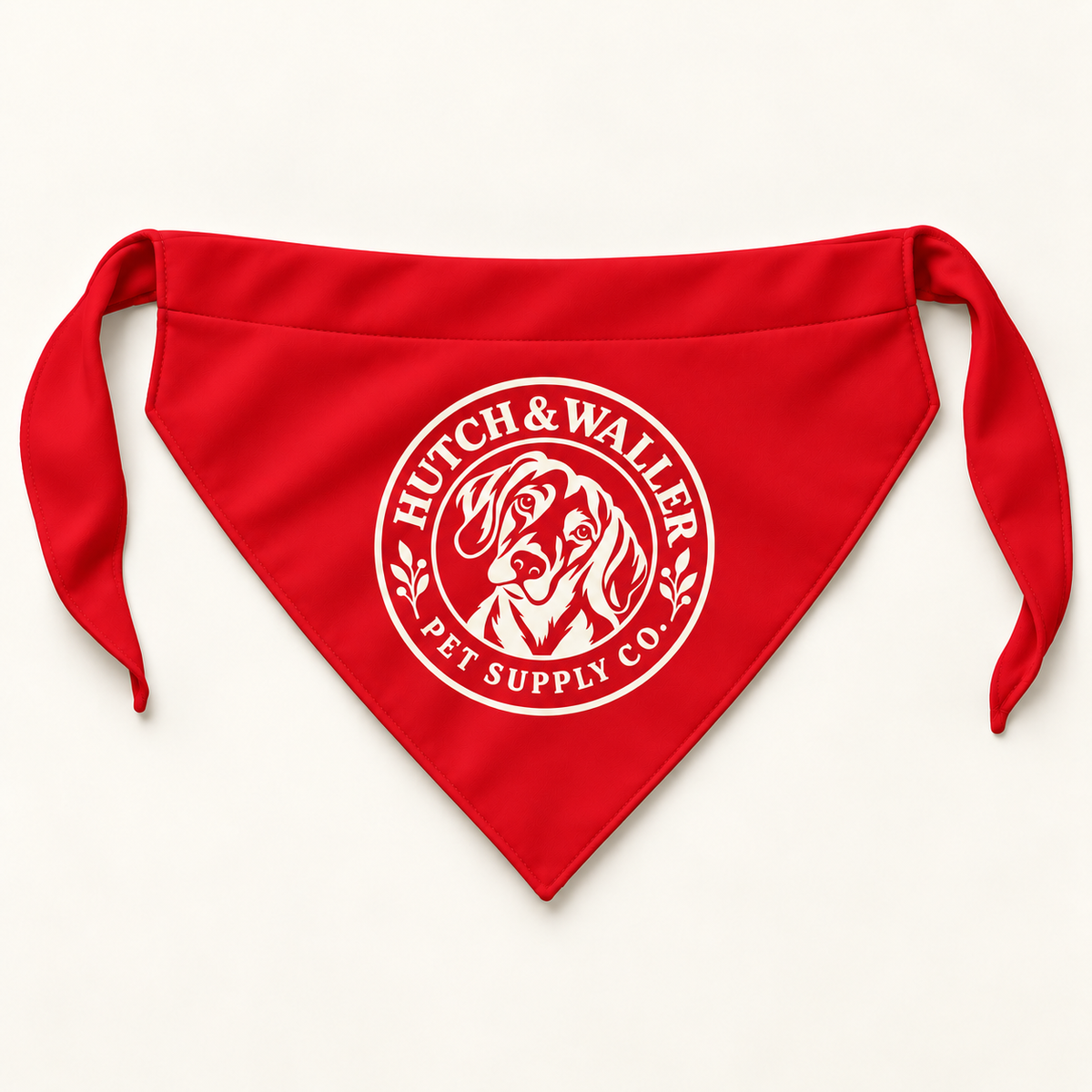 Hutch & Waller Dog Bandana in Red