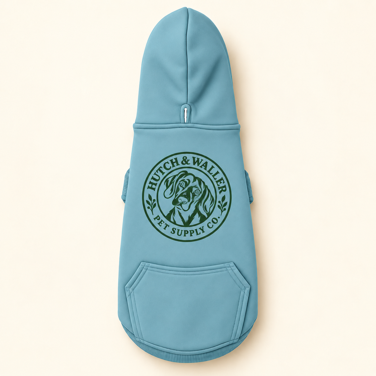 Hutch & Waller Dog Hoodie in Saltwater